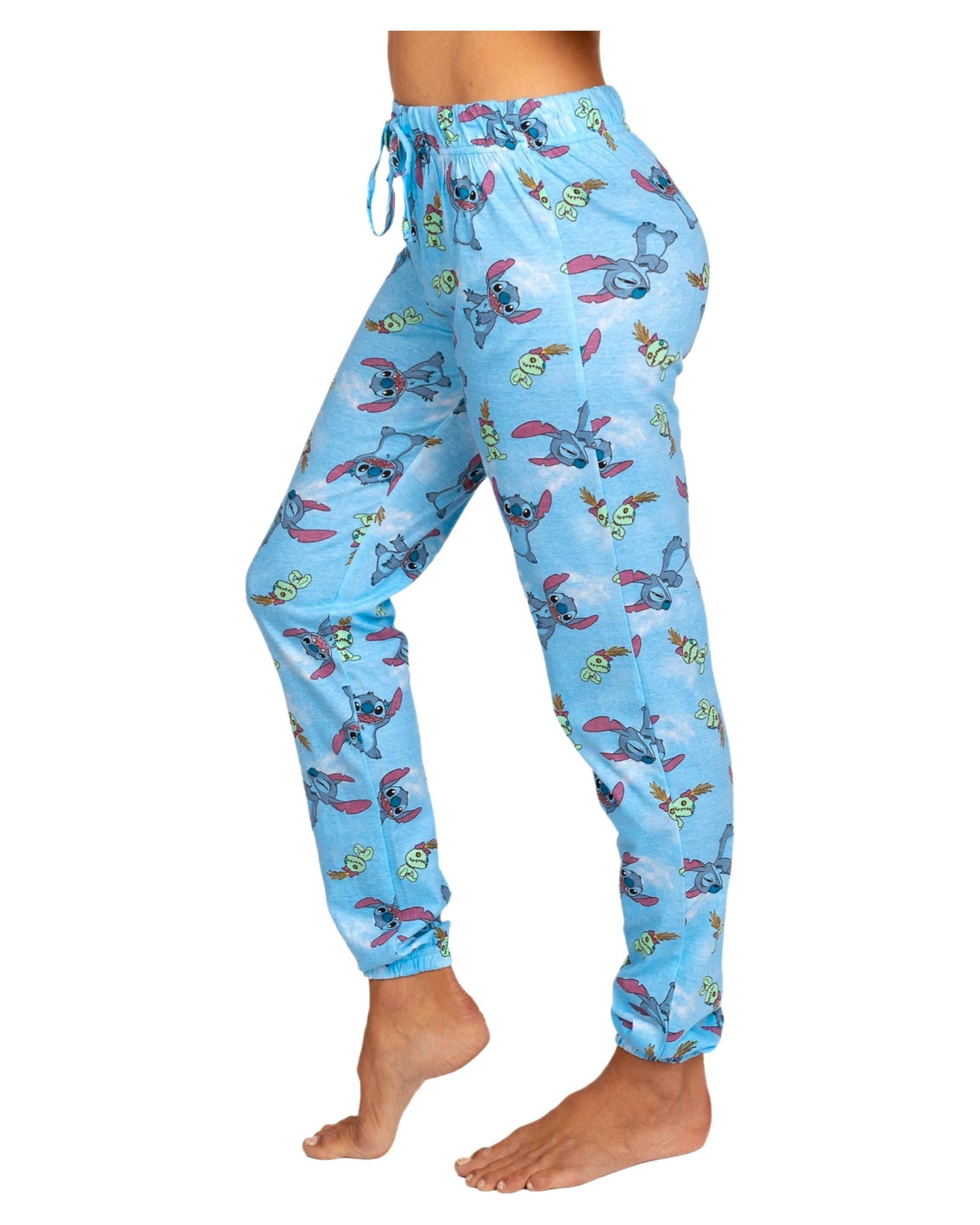 Disney Lilo And Stitch Womens Pajama Pants Lounge Jogger, Stitch & Scrump,  Size: XL