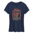 thumbnail image 1 of Disney - Lilo Floral Frame - Women's Short Sleeve Graphic T-Shirt, 1 of 4