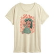 thumbnail image 1 of Disney - Lilo Floral Frame - Women's Short Sleeve Graphic T-Shirt, 1 of 4