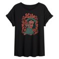 thumbnail image 1 of Disney - Lilo Floral Frame - Womens Graphic T-Shirt, 1 of 4