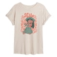 thumbnail image 1 of Disney - Lilo Floral Frame - Womens Graphic T-Shirt, 1 of 4