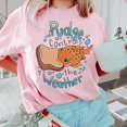 thumbnail image 1 of Disney Lilo & S.titch Pudge Controls The Weather Comfort Colors T-Shirt , Disneyland Family Matching Shirt, Magic Kingdom Tee, WDW Tee,Blossom color,size XL, 1 of 5
