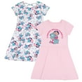thumbnail image 1 of Disney Lilo & Stitch 2 Pack Skater Dresses Toddler to Big Kid, 1 of 5