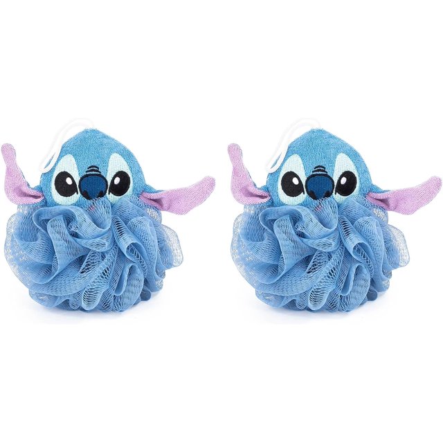 Disney Lilo & Stitch 2 Piece 3D Bath Loofah Set
