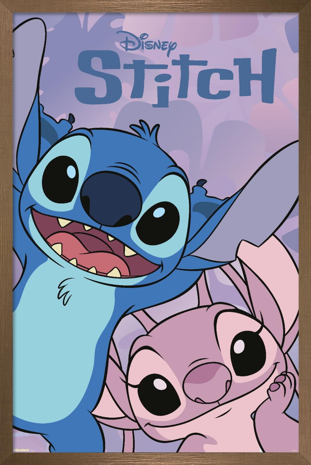 Disney Lilo & Stitch (2002) - Angel and Stitch Purple Wall Poster, 14. ...
