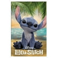 thumbnail image 1 of Disney Lilo & Stitch (2025) - Beach Pose One Sheet Wall Poster, 14.725" x 22.375" Framed, 1 of 5