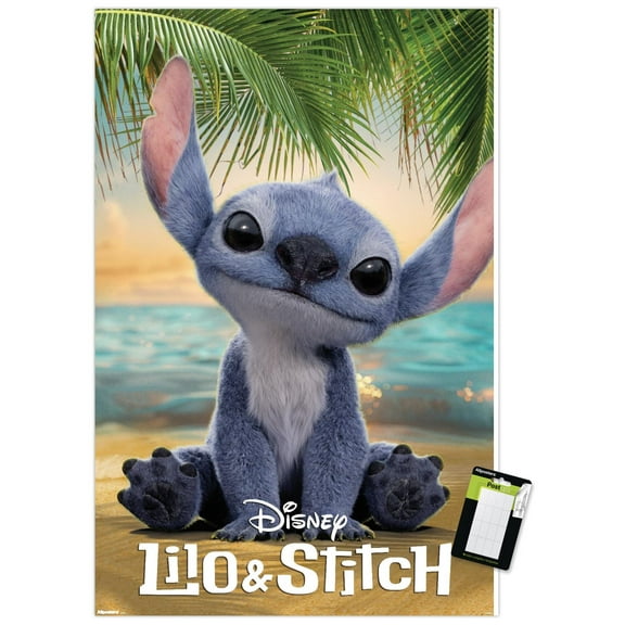 Disney Lilo & Stitch (2025) - Beach Pose One Sheet Wall Poster, 22.375" x 34"