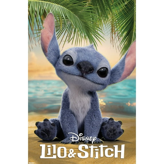 Disney Lilo & Stitch (2025) - Beach Pose One Sheet Wall Poster, 22.375" x 34"