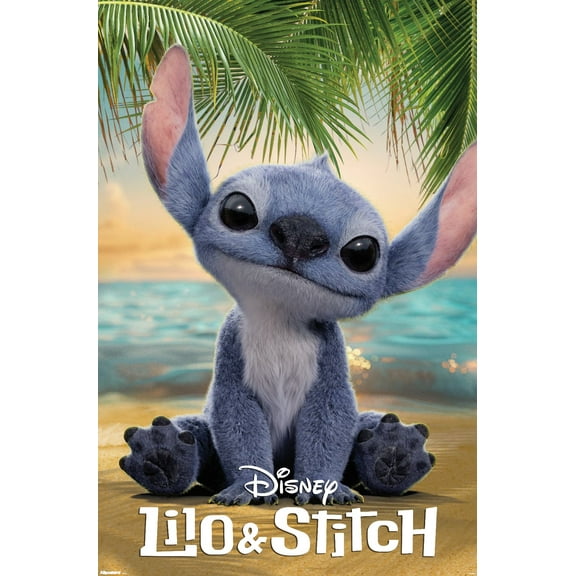 Disney Lilo & Stitch (2025) - Beach Pose One Sheet Wall Poster, 22.375" x 34"