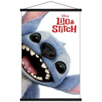 Disney Lilo & Stitch (2025) - Close-Up One Sheet Wall Poster with Magnetic Frame, 22.375" x 34"