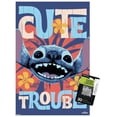 thumbnail image 1 of Disney Lilo & Stitch (2025) - Cute Trouble Wall Poster with Push Pins, 14.725" x 22.375", 1 of 4