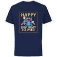 thumbnail image 1 of Disney Lilo & Stitch 4-Armed Treats “Happy Birthday to Me!!” - Short Sleeve Cotton T-Shirt for Adults - Customized-Navy, 1 of 5