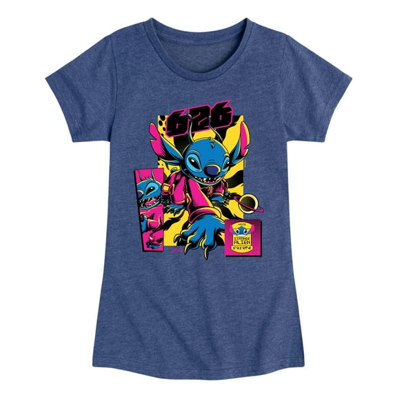 Disney - Lilo & Stitch - 626 Comic Page - Toddler & Youth Girls Short Sleeve Graphic T-Shirt