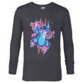 thumbnail image 1 of Disney Lilo & Stitch 626 Stitch Day Drool Slide June 26 - Long Sleeve T-Shirt for Men - Customized-Charcoal Heather, 1 of 5