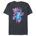 thumbnail image 1 of Disney Lilo & Stitch 626 Stitch Day Drool Slide June 26 - Short Sleeve Blended T-Shirt for Adults - Customized-Navy Heather, 1 of 5