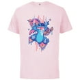 thumbnail image 1 of Disney Lilo & Stitch 626 Stitch Day Drool Slide June 26 - Short Sleeve Cotton T-Shirt for Adults - Customized-Soft Pink, 1 of 5