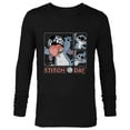 thumbnail image 1 of Disney Lilo & Stitch 626 Stitch Day Silly Faces Distressed - Long Sleeve T-Shirt for Men - Customized-Black, 1 of 5