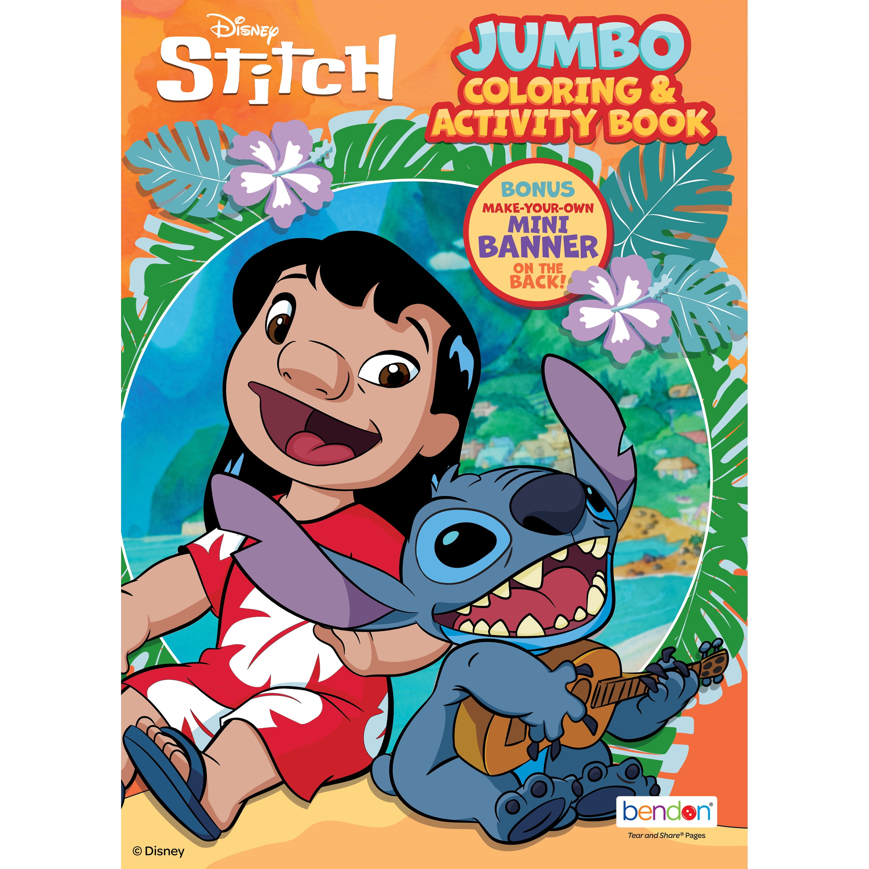 Disney Lilo & Stitch 64-Page Jumbo Coloring and Activity Book