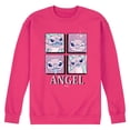 thumbnail image 1 of Disney - Lilo & Stitch - All The Expressions Of Angel - Men's Crew Neck Fleece Pullover, 1 of 4