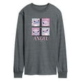 thumbnail image 1 of Disney - Lilo & Stitch - All The Expressions Of Angel - Men's Long Sleeve T-Shirt, 1 of 5