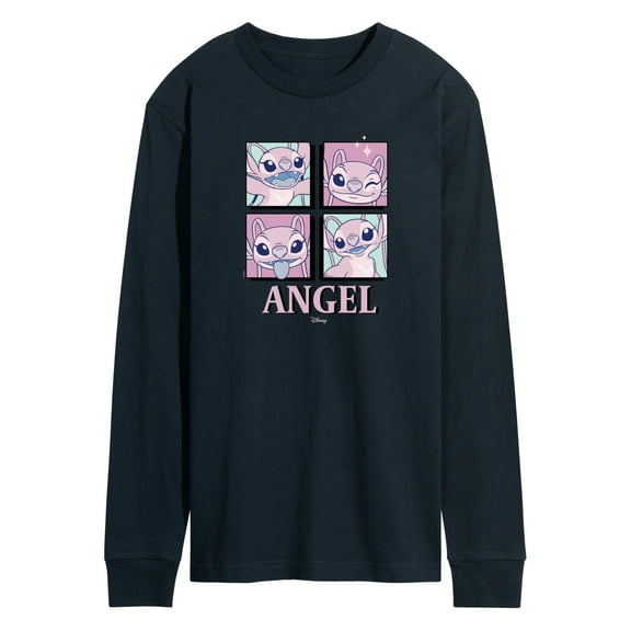 Disney - Lilo & Stitch - All The Expressions Of Angel - Men's Long Sleeve T-Shirt