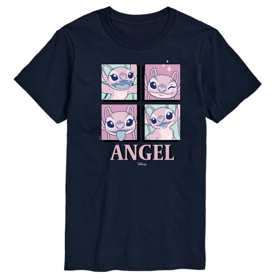 Disney - Lilo & Stitch - All The Expressions Of Angel - Men's Short Sleeve Graphic T-Shirt