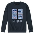thumbnail image 1 of Disney - Lilo & Stitch - All The Expressions of Stitch - Men's Crew Neck Fleece Pullover, 1 of 5