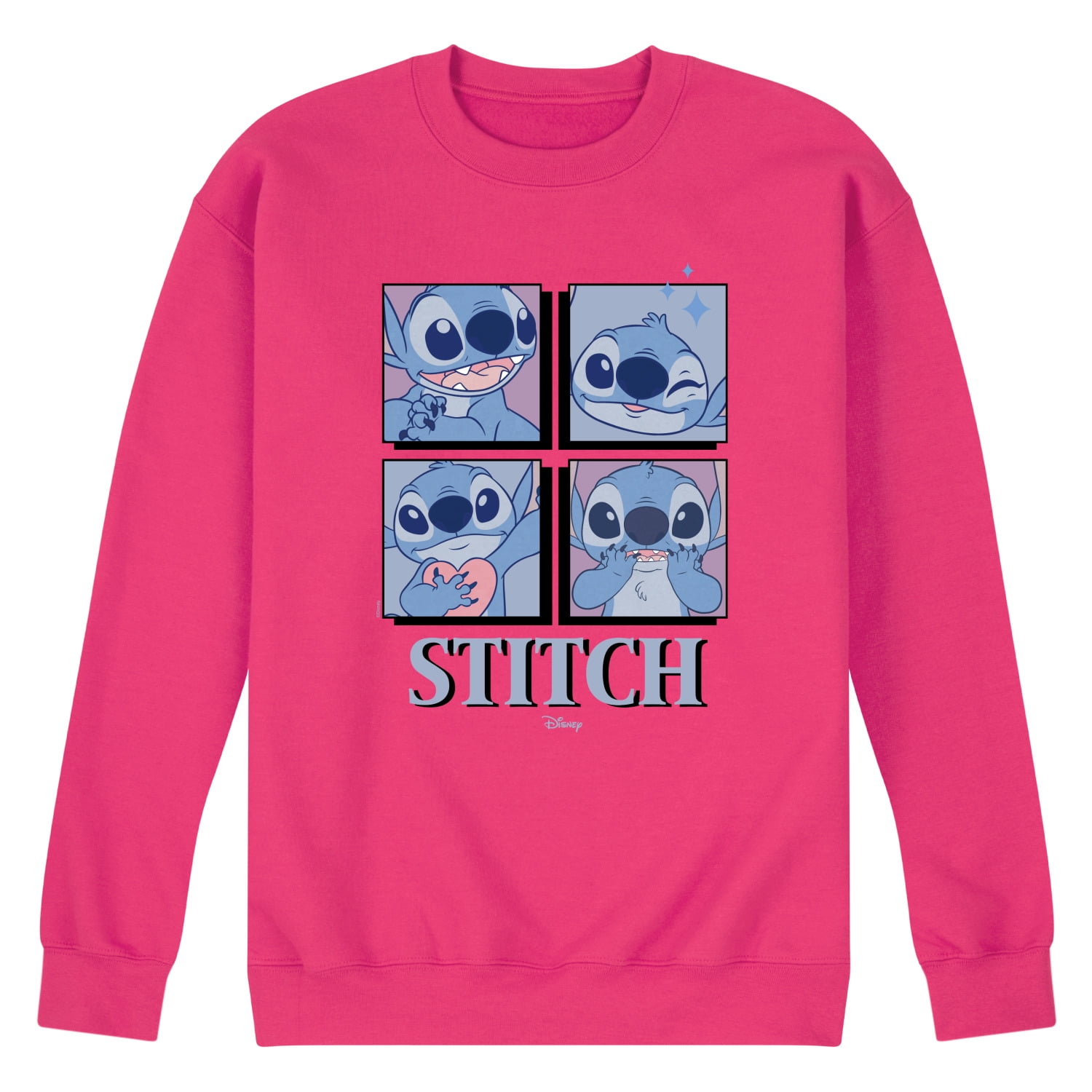 Disney - Lilo & Stitch - All The Expressions of Stitch - Men's Crew ...