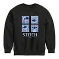 thumbnail image 1 of Disney - Lilo & Stitch - All The Expressions of Stitch - Toddler & Youth Crewneck Fleece Sweatshirt, 1 of 5