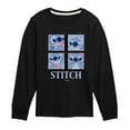 thumbnail image 1 of Disney - Lilo & Stitch - All The Expressions of Stitch - Toddler & Youth Long Sleeve Graphic T-Shirt, 1 of 5