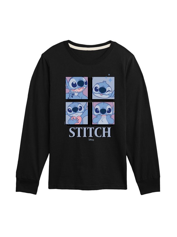 - Lilo & Stitch Boys' Long Sleeve Graphic T-Shirt