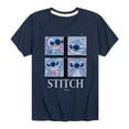 thumbnail image 1 of Disney - Lilo & Stitch - All The Expressions of Stitch - Toddler & Youth Short Sleeve Graphic T-Shirt, 1 of 5