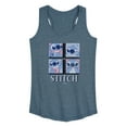 thumbnail image 1 of Disney - Lilo & Stitch - All The Expressions of Stitch - Women's Racerback Tank Top, 1 of 5