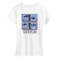 thumbnail image 1 of Disney - Lilo & Stitch - All The Expressions of Stitch - Women's Short Sleeve Graphic T-Shirt, 1 of 5