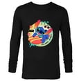 thumbnail image 1 of Disney Lilo & Stitch Aloha Island Vibes - Long Sleeve T-Shirt for Men - Customized-Black, 1 of 5