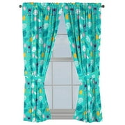 Disney Lilo & Stitch Aloha Stitch 2 Panels Drapes - 63 Inch Long - Kids Bedroom Décor