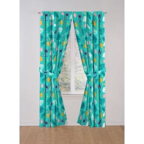 Disney Lilo & Stitch Aloha Stitch 2 Panels Drapes - 84 Inch Long - Kids Bedroom Décor