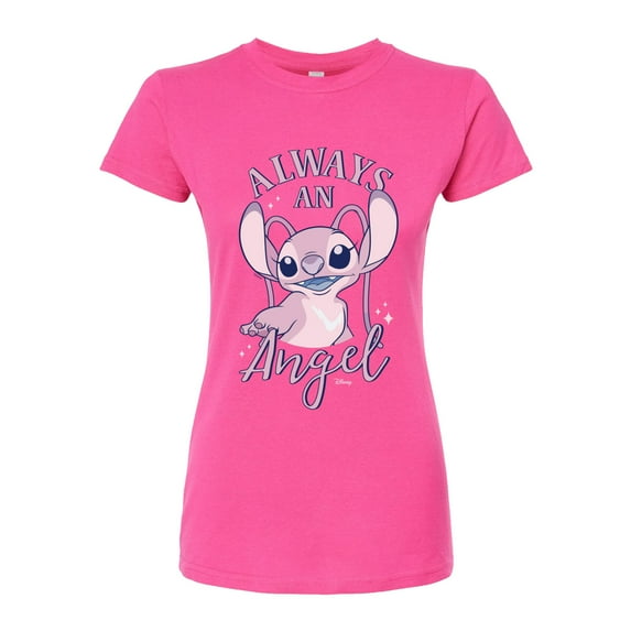 Disney - Lilo & Stitch - Always An Angel - Juniors Fitted Graphic T-Shirt