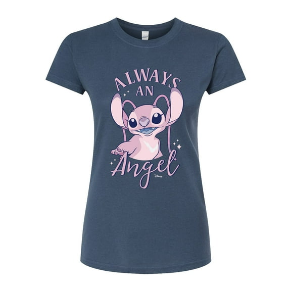 Disney - Lilo & Stitch - Always An Angel - Juniors Fitted Graphic T-Shirt