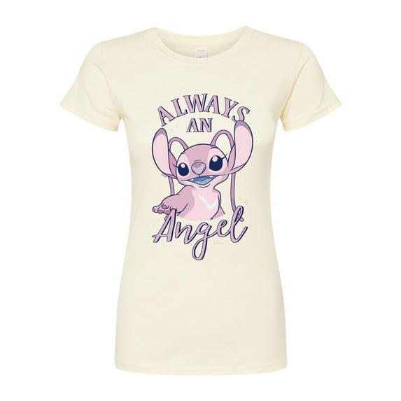 Disney - Lilo & Stitch - Always An Angel - Juniors Fitted Graphic T-Shirt