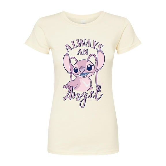 Disney - Lilo & Stitch - Always An Angel - Juniors Fitted Graphic T-Shirt