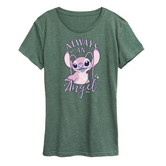 Disney - Lilo & Stitch - Always An Angel - Women's Short Sleeve Graphic T-Shirt