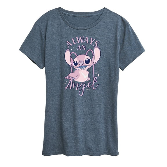 Disney - Lilo & Stitch - Always An Angel - Women's Short Sleeve Graphic T-Shirt