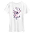 thumbnail image 1 of Disney - Lilo & Stitch - Always An Angel - Women's Short Sleeve Graphic T-Shirt, 1 of 5