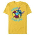 thumbnail image 1 of Disney Lilo & Stitch Always Chillin’ - Short Sleeve Blended T-Shirt for Adults - Customized-Yellow, 1 of 5