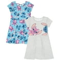 thumbnail image 1 of Disney Lilo & Stitch Angel 2 Pack Skater Dresses Little Kid to Big, 1 of 5