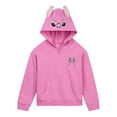 thumbnail image 1 of Disney Lilo & Stitch Angel French Terry Zip Up Cosplay Hoodie Toddler to Big Kid, 1 of 5