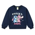 thumbnail image 1 of Disney Lilo & Stitch Angel Girls Crewneck Pullover Sweatshirt (Girls), Sizes 4-12, 1 of 4