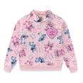 thumbnail image 1 of Disney Lilo & Stitch Angel Quarter Zip Pullover Sweatshirt (Girls), Sizes 8-12, 1 of 5