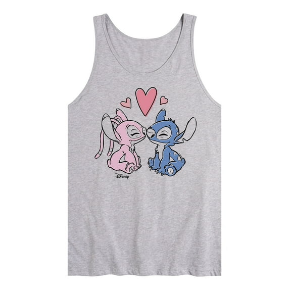 Disney - Lilo & Stitch - Angel & Stitch Share Kisses - Men's Jersey Tank Top
